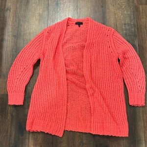 rag & bone Vibrant Coral Cardigan GUC some piling size xs